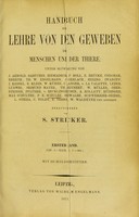 view Handbuch der Lehre von den Geweben des Menschen und der Thiere.