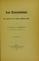 view Les syncinesies : leurs rapports avec les fonctions d'inhibition motrice.