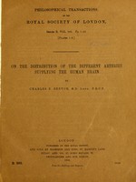 view On the distribution of the different arteries supplying the human brain / Charles E. Beevor.