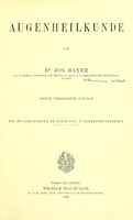 view Handbuch der Tierärztlichen Chirurgie und Geburtshilfe / herausgegeben von Jos. Bayer und Eug. Fröhner.