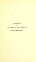 view Pathology and bacteriology / by E. Treacher Collins and M. Stephen Mayou.