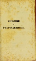 view Mémoire sur l'hyponarthécie, ou, Sur le traitment des fractures par la planchette : avec une nouvelle manière de la suspendre et d'y assujétir les membres; et la description d'un appareil particulier / par Matthias Mayor.