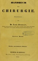 view Handbuch der Chirurgie / bearbeitet von Dr. Louis Stromeyer.