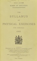 view The syllabus of physical exercises for schools 1909.