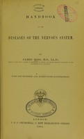 view Handbook of the diseases of the nervous system / by James Ross.