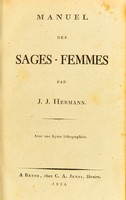 view Manuel des sages-femmes / par J. J. Hermann.