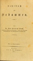 view Lehrbuch für Hebammen / von Carl Friedrich Senff.