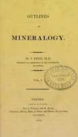 view Outlines of mineralogy / by J. Kidd.