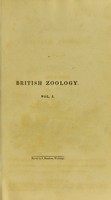 view British zoology / by Thomas Pennant, Esq.