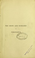 view On the signs and diseases of pregnancy / by Thomas Hawkes Tanner.