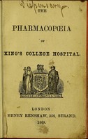 view The pharmacopoeia of King's College Hospital.