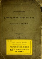 view Zur Untersuchung von pathogenen Organismen / vom Robert Koch.