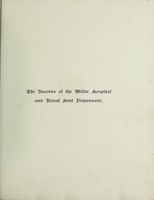 view Records of the Miller Hospital and Royal Kent Dispensary : with nine illustrations and one map / by John Poland.