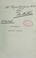 view A text-book of bacteriology : including the etiology and prevention of infective diseases and a short account of yeasts and moulds, haematozoa, and psorosperms / by Edgar M. Crookshank.