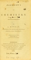 view Elements of chemistry / By J. Murray.