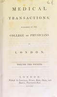 view Medical transactions / published by the College of Physicians in London.