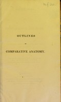 view Outlines of comparative anatomy : intended principally for the use of students / by Andrew Fyfe.