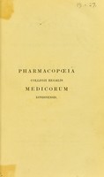 view Pharmacopoeia Collegii Regalis Medicorum Londinensis.