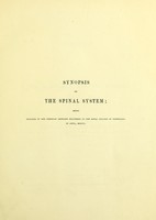 view Synopsis of the diastaltic nervous system / By Marshall Hall.