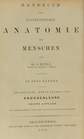 view Handbuch der systematischen Anatomie des Menschen / von J. Henle.