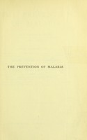 view The prevention of malaria.