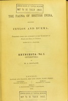 view The Fauna of British India, including Ceylon and Burma / edited by W.T. Blanford, C.T. Bingham, and A.E. Shipley, assisted by Guy A.K. Marshall. Rhynchota / by W.L. Distant. Vols I & II, (Heteroptera). Vol. III, (Heteroptera-Homoptera). Vol. IV, Homoptera and Appendix (Pt.). Vol. V, Heteroptera: Appendix. Vol. VI, Homoptera: Appendix. Vol. VII, Homoptera: Appendix. Heteroptera: Addenda.