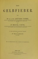 view Das Gelbfieber / von A.A. de Azevedo Sodré und Miguel Couto.