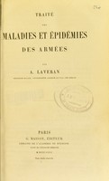 view Traité des maladies et épidémies des armées / par A. Laveran.