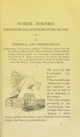 view North Borneo ; explorations and adventures on the equator / by the late Frank Hatton, ... ; with biogrphical sketch and notes by Joseph Hatton, and preface by Sir Walter Medhurst.