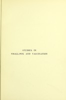 view Studies in small-pox and vaccination / byWilliam Hanna.