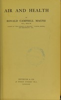 view Air and health / by Ronald Campbell Macfie.