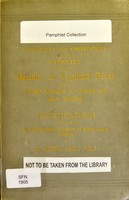 view Experiments and observations on the vitality of the bacillus of typhoid fever and of sewage microbes in oysters and other shellfish : investigations on behalf of the Worshipful Company of Fishmongers, London / by E. Klein.