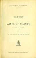 view [Plague, Glasgow, 1900. Sanitary, 1905].