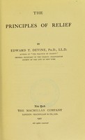 view The principles of relief / by Edward T. Devine.