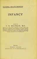 view Infancy / edited by T.N. Kelynack.