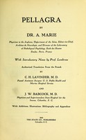 view Pellagra / by A. Marie ; with introductory notes by Prof. Lombroso ; authorized translation from the French by C.H. Lavinder and J.W. Babcock ; with additions, illustrations, bibliography and appendices.