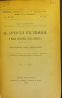 view Raccolta di ricerche sulla pellagra / pel Carlo Ceni.