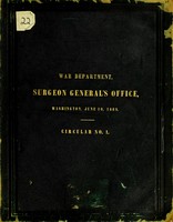 view Report on epidemic cholera and yellow fever in the Army of the United States, during the year 1867 / By Brevet Lieut. Col. J.J. Woodward.