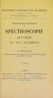 view Spectroscopie biologique / par A. Hénocque.