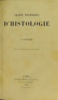 view Traité technique d'histologie / par L. Ranvier.