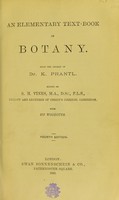 view An elementary text-book of botany / from the German of Dr. K. Prantl ; edited by S. H. Vines.