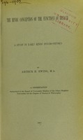 view The Hindu conception of the functions of breath : a study in early Hindu psycho-physics / [by] Arthur H. Ewing.