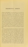 view Presidential address on overcrowding in the medical profession, and its remedy / By William Mitchell Banks.