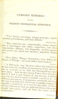 view Cursory remarks on the present epidemick [of cholera] / [James Kendrick].