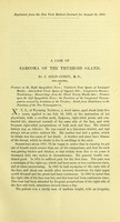 view A case of sarcoma of the thyroid gland / by J. Solis-Cohen.