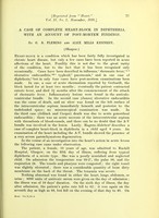 view A case of complete heart-block in diphtheria with an account of post-mortem findings / by G.B. Flemming and Alex Mills Kennedy.