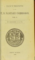 view Documents of the U.S. Sanitary Commission.