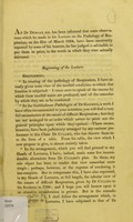 view [Some observations made by Dr. Duncan in his lecture on the pathology of respiration on the 31st of March 1824].