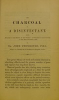 view On charcoal as a disinfectant : being a letter to the editor of the "Times," as published in that journal on the 22nd November, 1854 / by Dr. John Stenhouse.