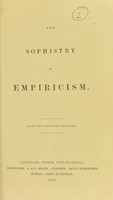 view The sophistry of empiricism.